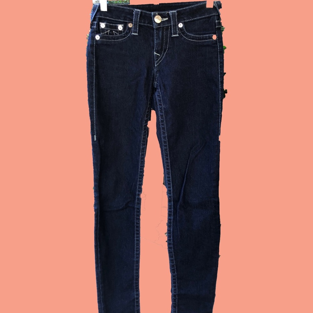 True Religion skinny jeans, like new, size 25 - Picture 1 of 3